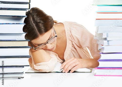 Photo: Overworked and exhausted Overworked and exhausted