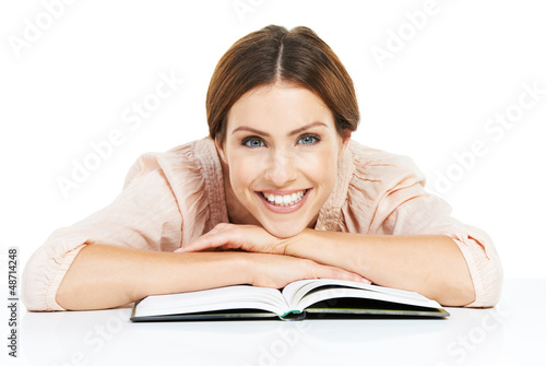 Photo: She loves being taken into the fantasy world of fiction She loves being taken into the fantasy world of fiction