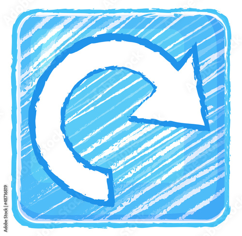 Vector: A repeat button icon drawing A repeat button icon drawing