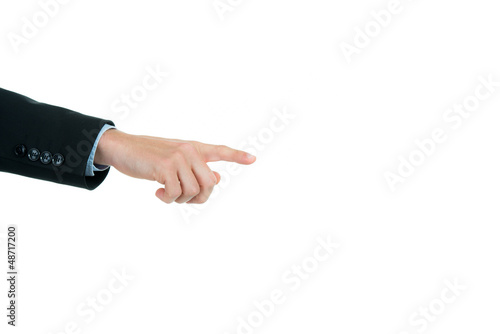 Photo: hand zeigt auf etwas hand zeigt auf etwas