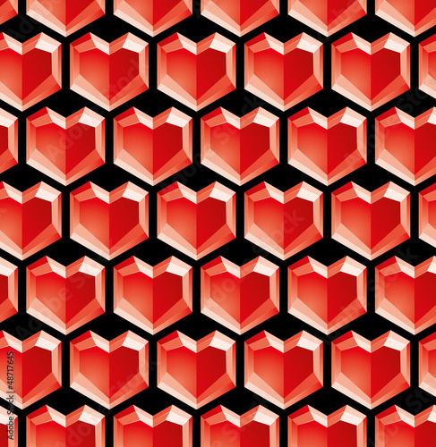 Illustration: valentine diamonds valentine diamonds
