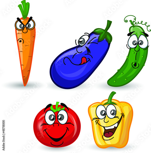 Illustration: мультфильм овощей мультфильм овощей