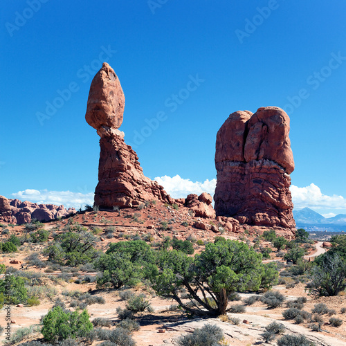 Photo: famous Red rocks in Arches National park famous Red rocks in Arches National park