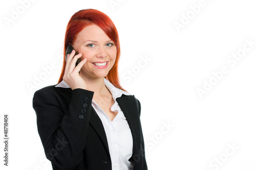 Photo: junge frau telefoniert junge frau telefoniert