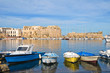 Panoramic view of Gallipoli. Puglia. Italy.