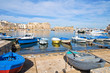 Panoramic view of Gallipoli. Puglia. Italy.