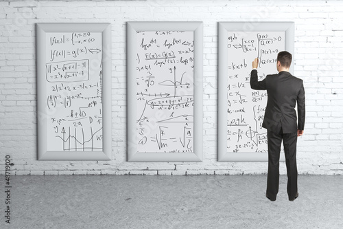 Photo: drawing formulas drawing formulas