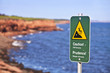 Cliff Danger Sign