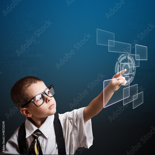 Photo: Little business boy Little business boy