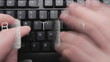 Video: Time-lapse video typing on computer keyboard Time-lapse video typing on computer keyboard