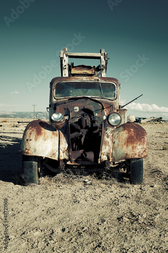 Photo: Old destroy truck Old destroy truck
