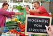 Biologischer Anbau Tafel Wochenmarkt