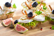 Photo: Fingerfood mit Ziegenkäse und Oliven Fingerfood mit Ziegenkäse und Oliven