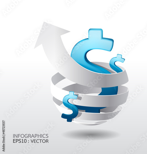 Vector: Modern Design business graph concept/ can be used for infographi Modern Design business graph concept/ can be used for infographi
