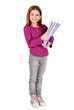 Young girl at school