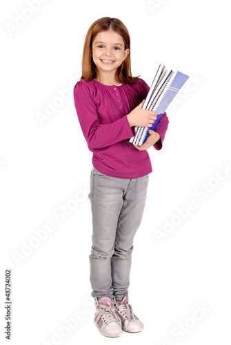 Photo: Young girl at school Young girl at school