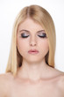 beautiful woman in massage salon