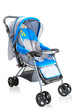 Smooth pram stroller carriage for new baby isolated