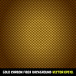 GOLD carbon fiber background VECTOR EPS10.