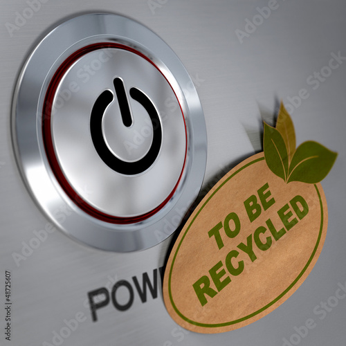 Illustration: Computer Recycling, Electronic waste Computer Recycling, Electronic waste