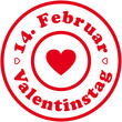 valentinstag stempel