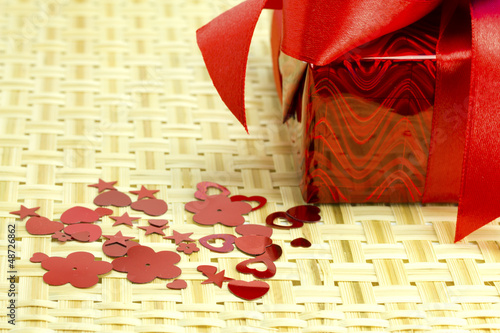 Photo: Gift and hearts Gift and hearts