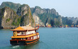 Foto: bateau sur la baie d'halong bateau sur la baie d'halong