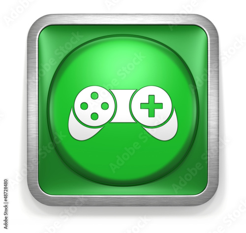 Illustration: Joystick_Green_Button Joystick_Green_Button