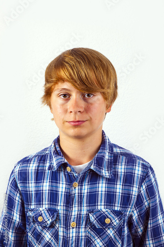 Photo: portrait of handsome smiling boy portrait of handsome smiling boy
