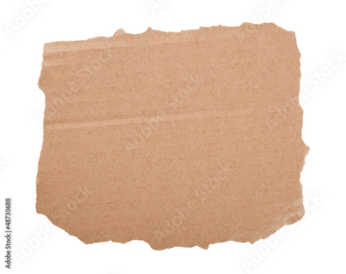 Photo: cardboard piece cardboard piece