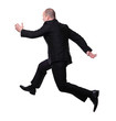 running businessman