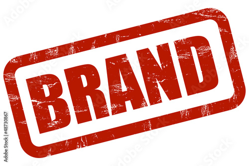 Illustration: Grunge Stempel rot BRAND Grunge Stempel rot BRAND