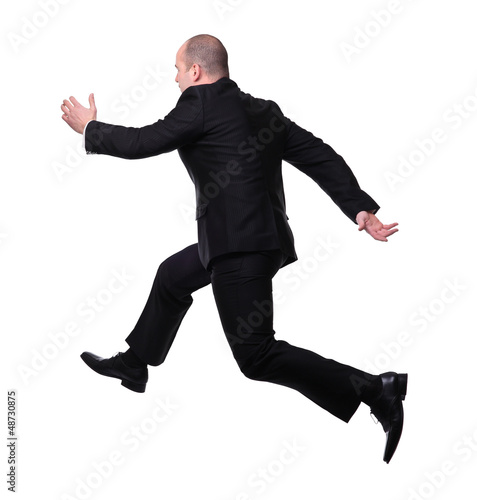 Photo: running businessman running businessman
