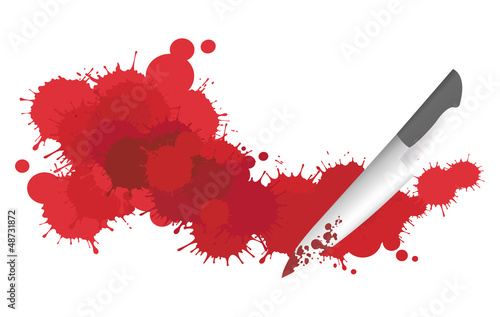 Vector: Blood and Knife Blood and Knife