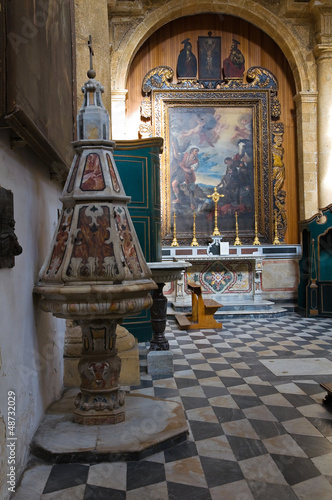Photo: Basilica Cathedral of St. Agata. Gallipoli. Puglia. Italy. Basilica Cathedral of St. Agata. Gallipoli. Puglia. Italy.