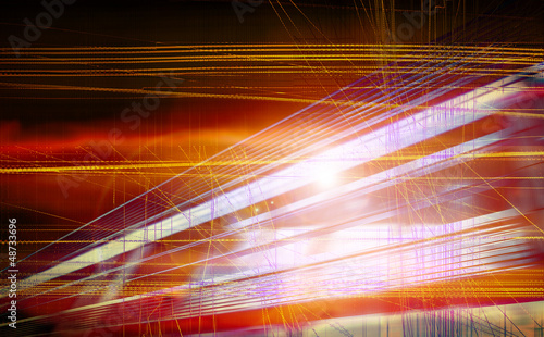 Illustration: lined abstract lined abstract
