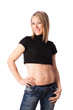 Foto: Young fit woman with toned body Young fit woman with toned body