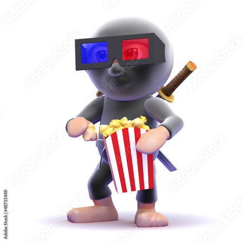Illustration: Ninja is at the cinema Ninja is at the cinema