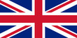 Flag of the UK with correct proportions and color scheme