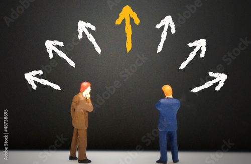 Photo: choice of a businessman choice of a businessman