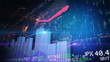 Stock market concept