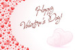 Happy Valentine's Day Card with Hearts