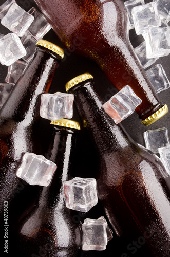 Photo: Beer bottles. Beer bottles.