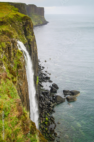 Photo: Kilt Rock Waterfall seascape, Isle of Skye, Scotland Kilt Rock Waterfall seascape, Isle of Skye, Scotland