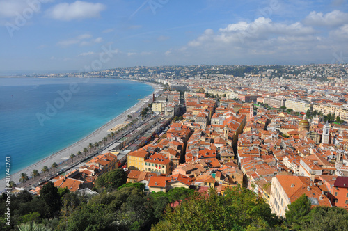 Photo: blick über nizza, frankreich blick über nizza, frankreich