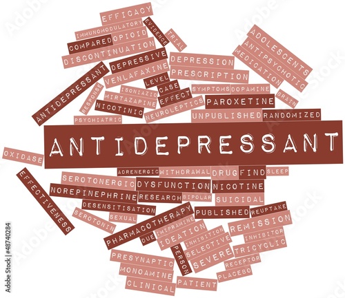 Illustration: Word cloud for Antidepressant Word cloud for Antidepressant