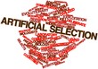 Word cloud for Artificial selection