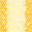 Invitation Card with Honey Comb and Place for Text