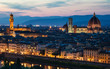 Foto: Florence night view, Italy Florence night view, Italy