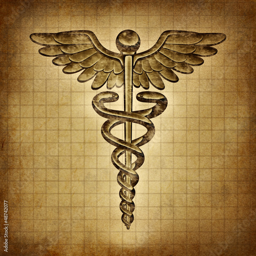 Illustration: Caduceus Grunge Caduceus Grunge